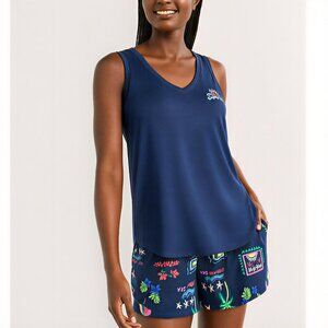 NEW 2Pc (S) 4-6 Super Soft Tank & Sleep Short Pajamas w/ Pockets